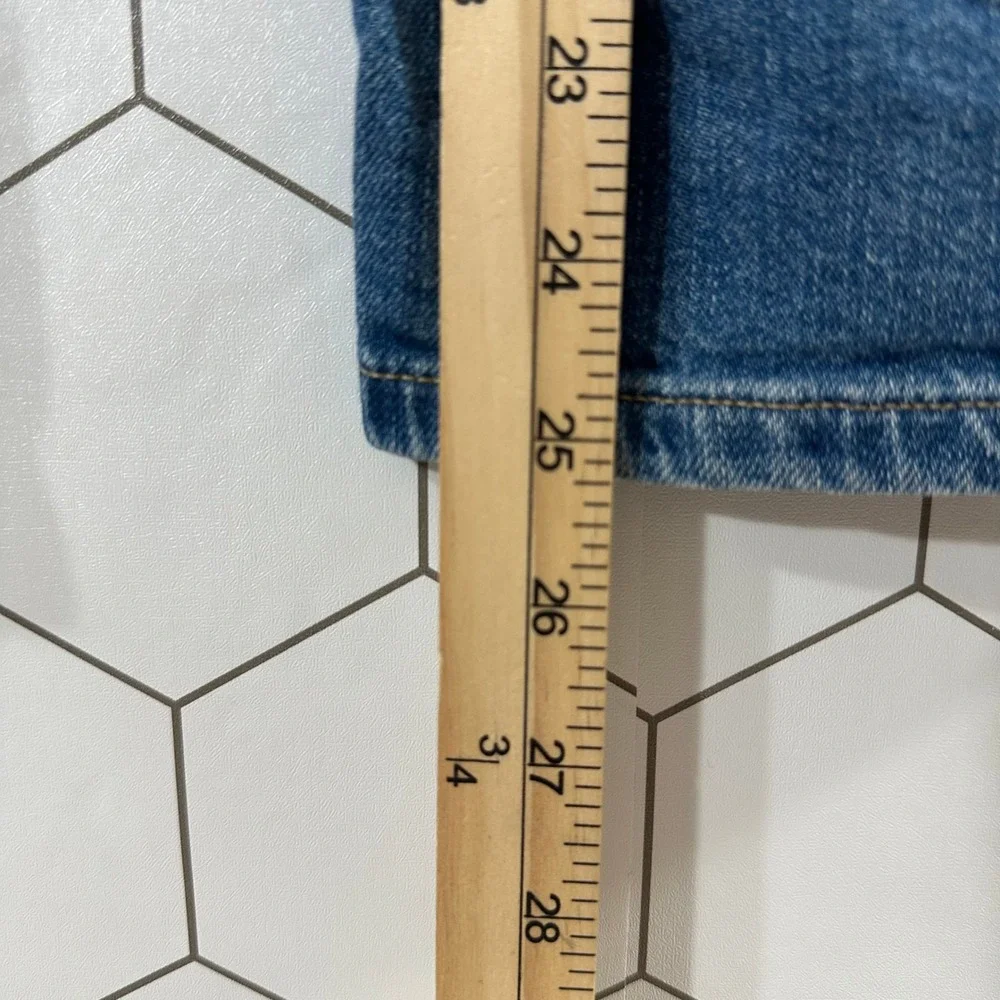 Banana Republic‎ Mens 31 Utility Carpenter Jeans Medium Wash Blue Straight Leg